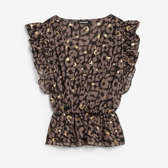 Express V Neck Top - Picture 1 of 2